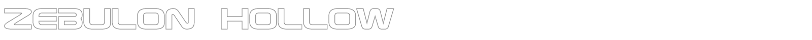 Zebulon font preview